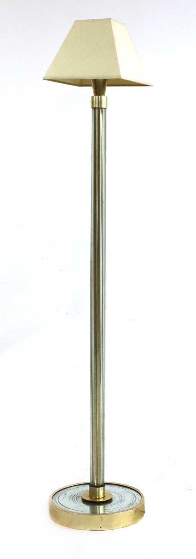 An Art Deco-style standard lamp,