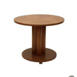 An Art Deco walnut side table,