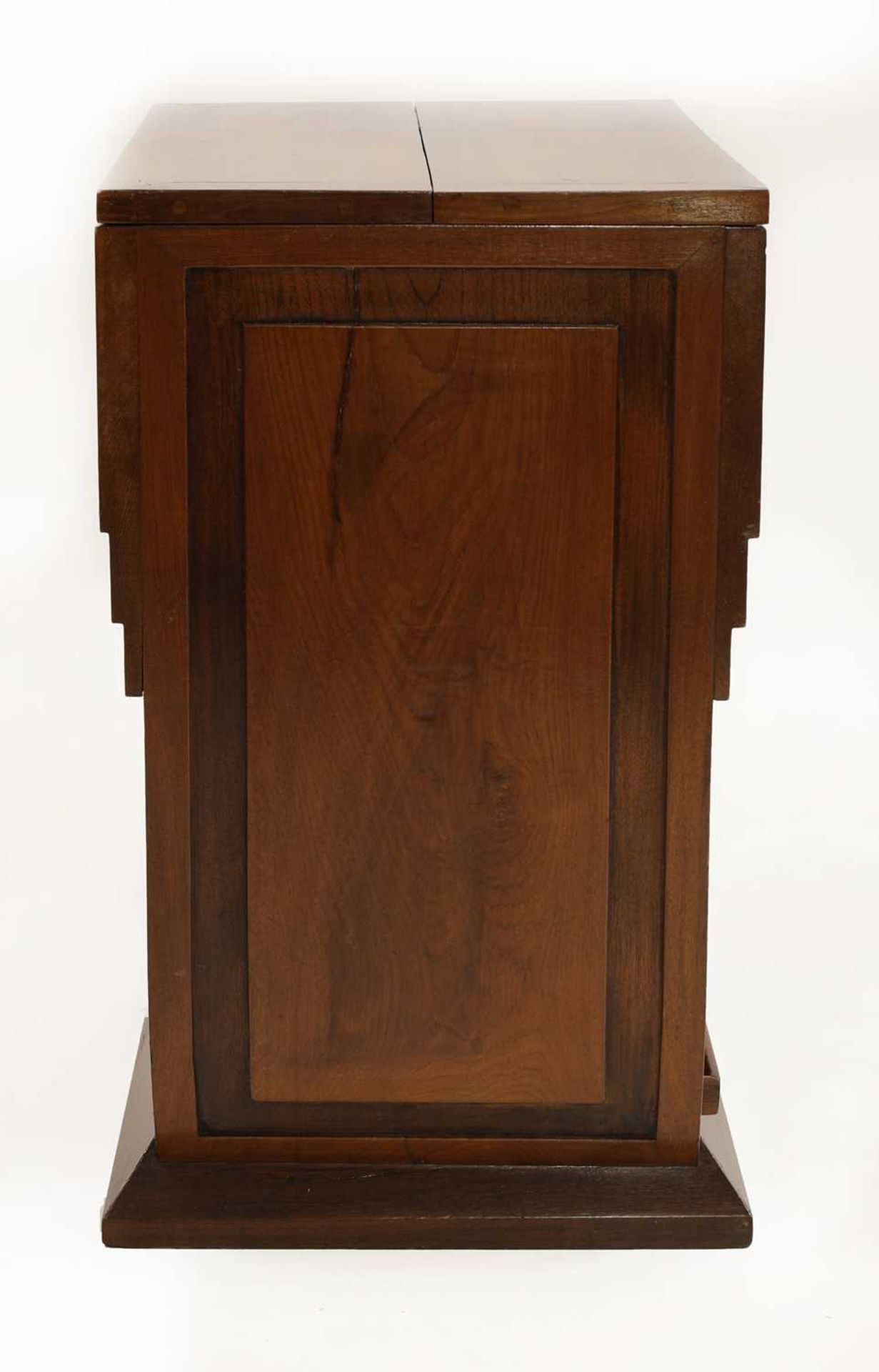 An Art Deco teak 'surprise' drinks cabinet, - Bild 3 aus 7