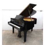 A Yamaha G2 grand piano,