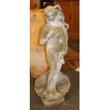 A reconstituted stone figure of Venus,