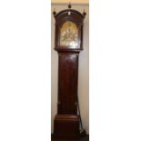 A mahogany eight day longcase clock,