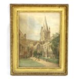Francis P. Barraud (fl.1877-1891)Christ Church College, Oxfordsigned l.l., watercolour70 x 53cm