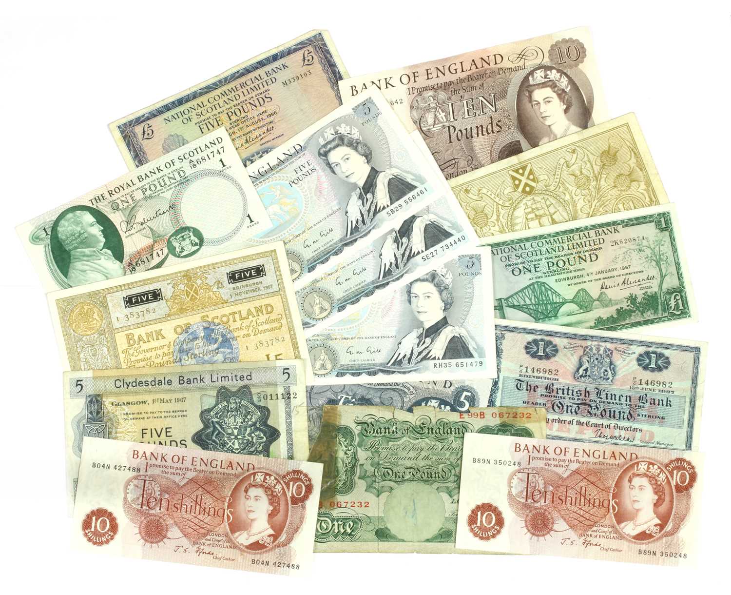 Banknotes, Great Britain,