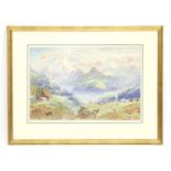 Charles Jones Way, RCA (British, fl. 1859-1888), Swiss landscapes, watercolour (a pair|)