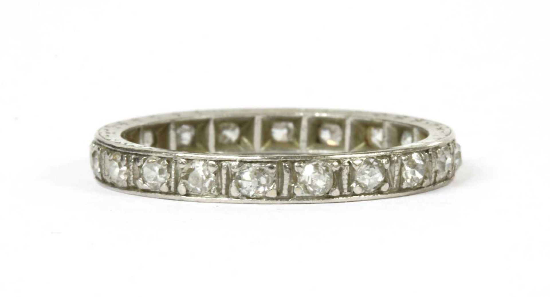 A diamond full eternity ring,