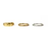 A Victorian 18ct gold Mizpah ring,
