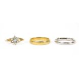 A 22ct gold wedding ring, by Charles Green & Sons,