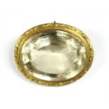 A Victorian citrine pendant,