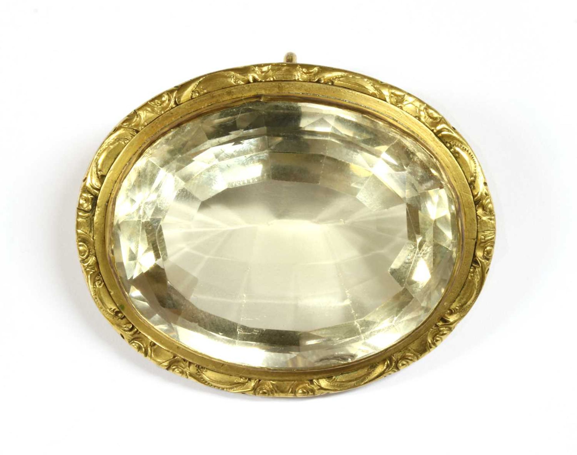 A Victorian citrine pendant,