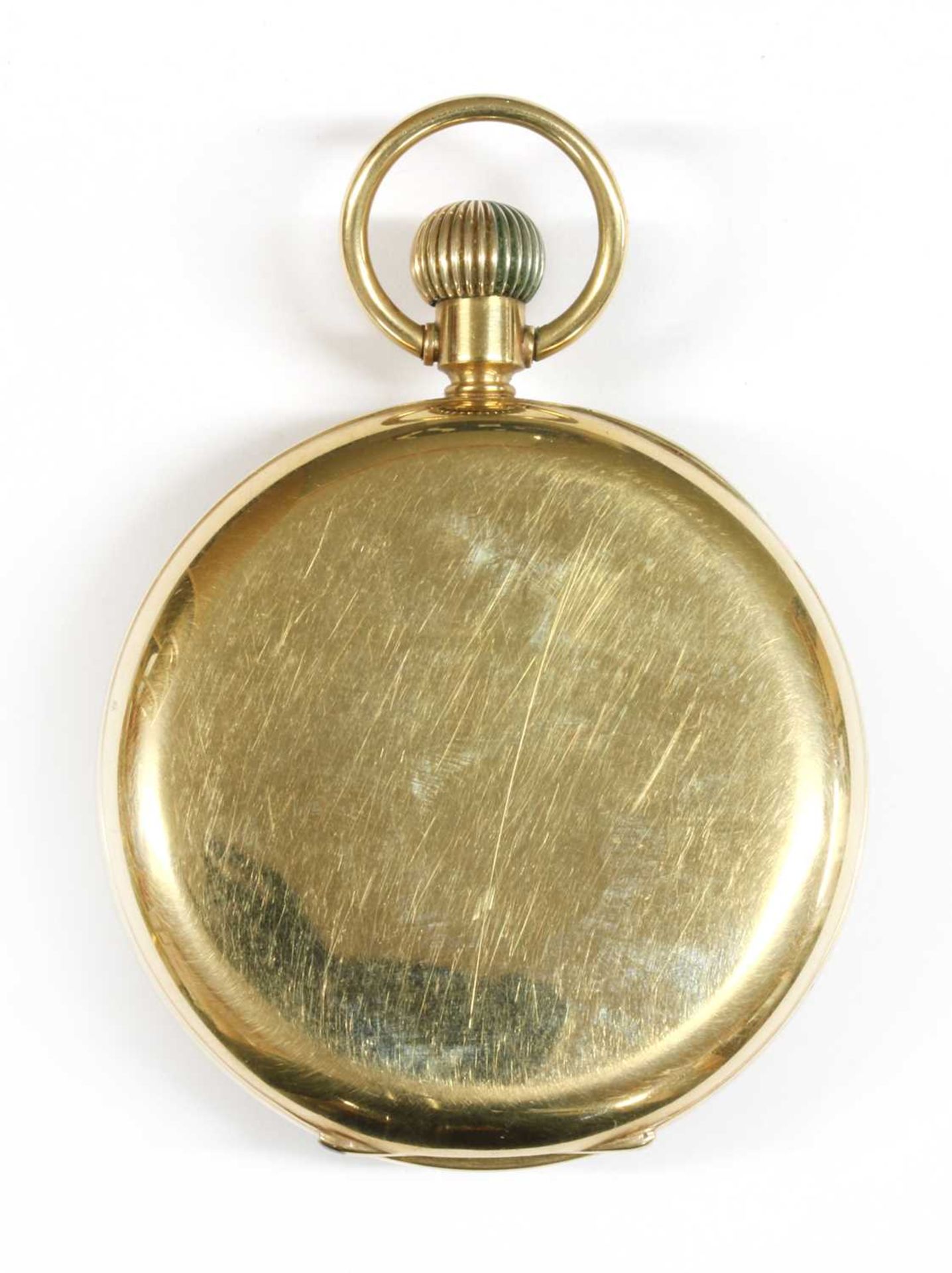 A 9ct gold Rotherham & Sons top wind open-faced pocket watch, - Bild 2 aus 5