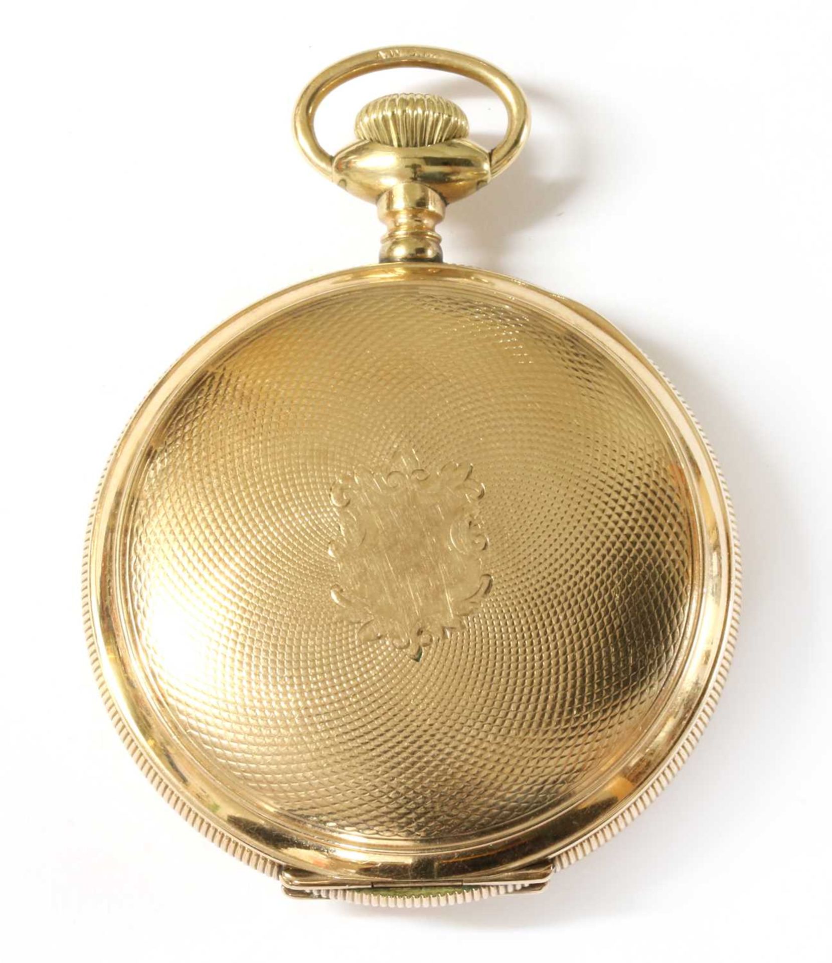 A gold filled Brandt top wind open-faced pocket watch, - Bild 2 aus 2