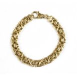 A 9ct gold bracelet,