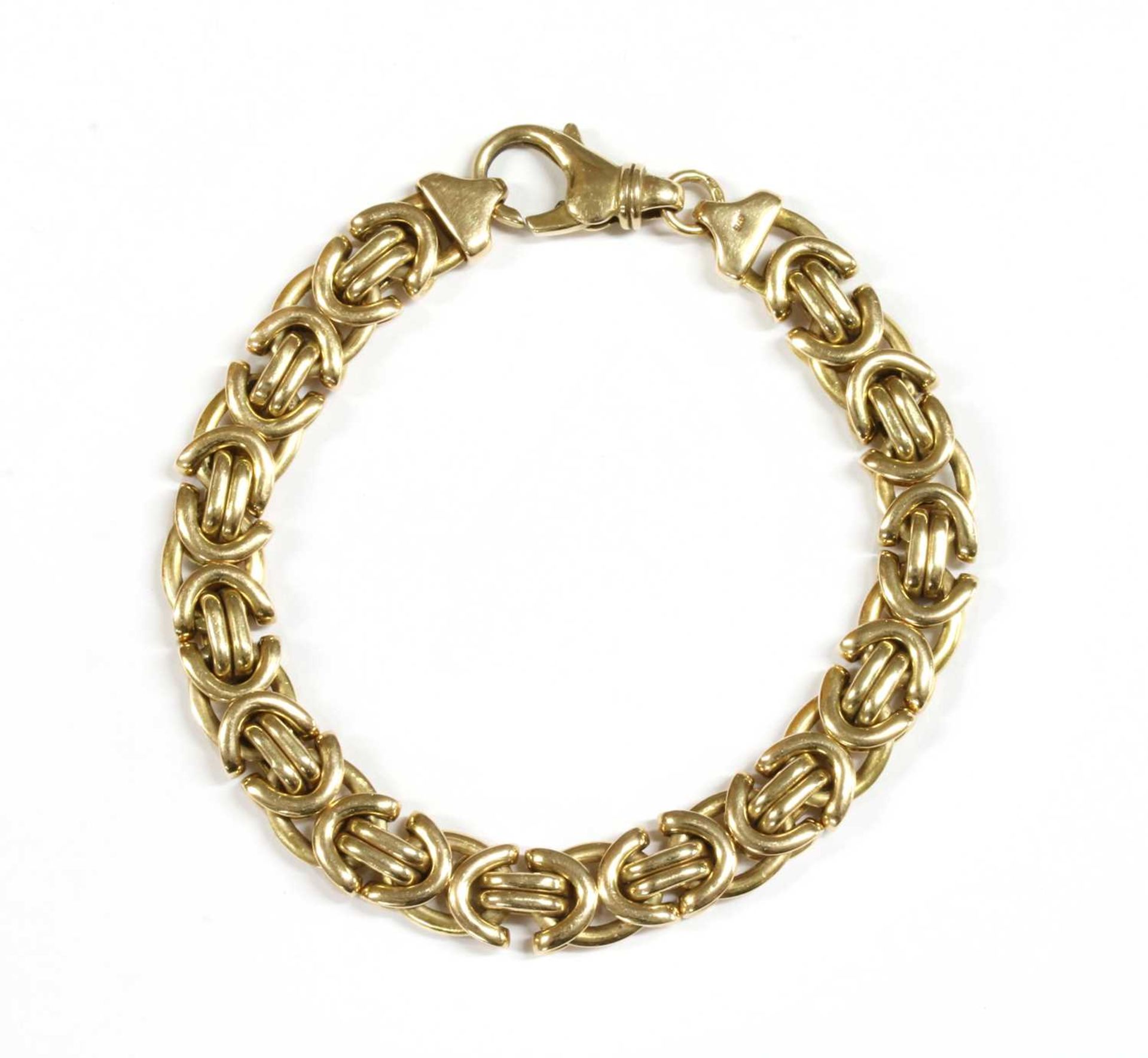 A 9ct gold bracelet,