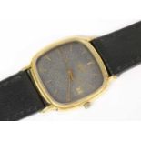 A gentlemen's gold plated Longines 'Les Grandes Classiques' quartz strap watch,