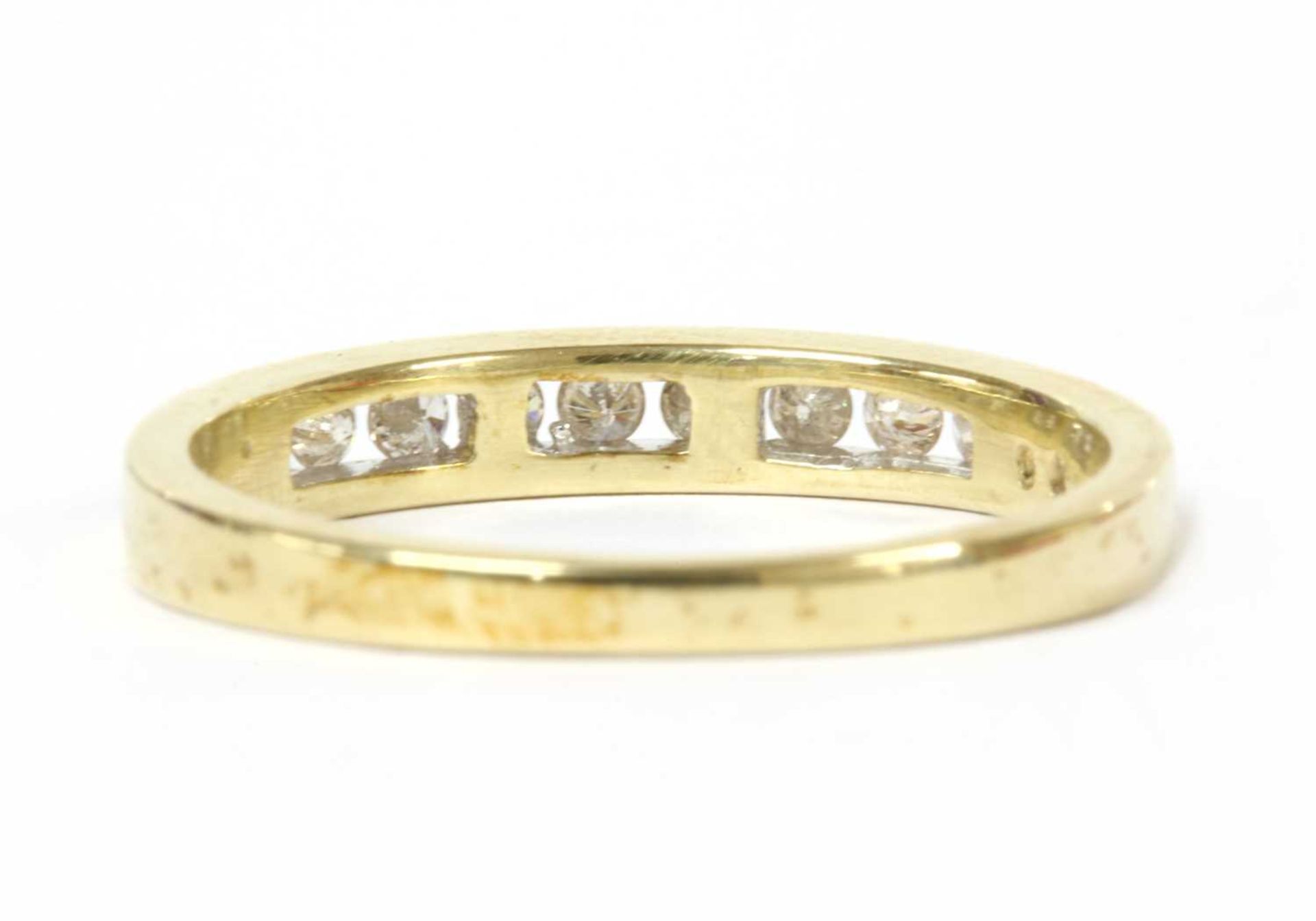 A gold diamond half eternity ring, - Bild 2 aus 3