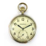 A Jaeger-LeCoultre military pocket watch,
