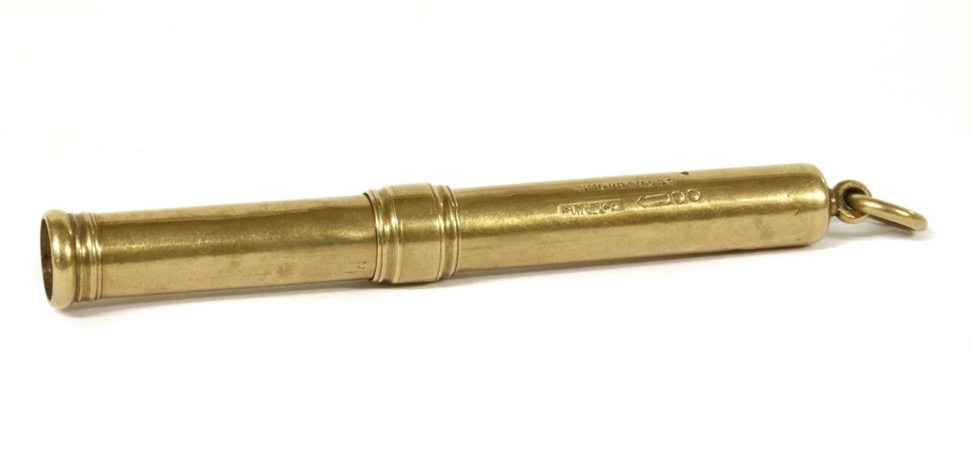 A 9ct gold propelling pencil, by Sampson Mordan & Co, - Image 2 of 2