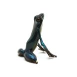 A Tim Cotterill 'Frogman' bronze frog,