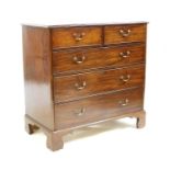 A Victorian mahogany chest of drawers,