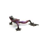 A Tim Cotterill 'Frogman' bronze frog, 'Persia'
