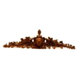 A Continental carved oak bracket