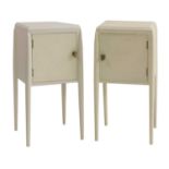A pair of Art Deco bedside tables,