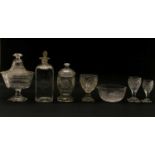 Glassware: including rinsers, wines and decanters