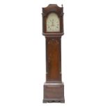 A mahogany longcase clock by Jno. Douglass of Chertsey