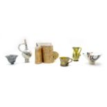 A collection of studio pottery,