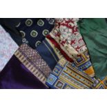 A quantity of dress weight fabrics,