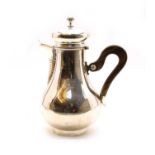 A .943 standard Dutch silver coffee pot, circa 1950,