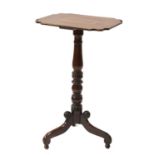 A mahogany occasional table,