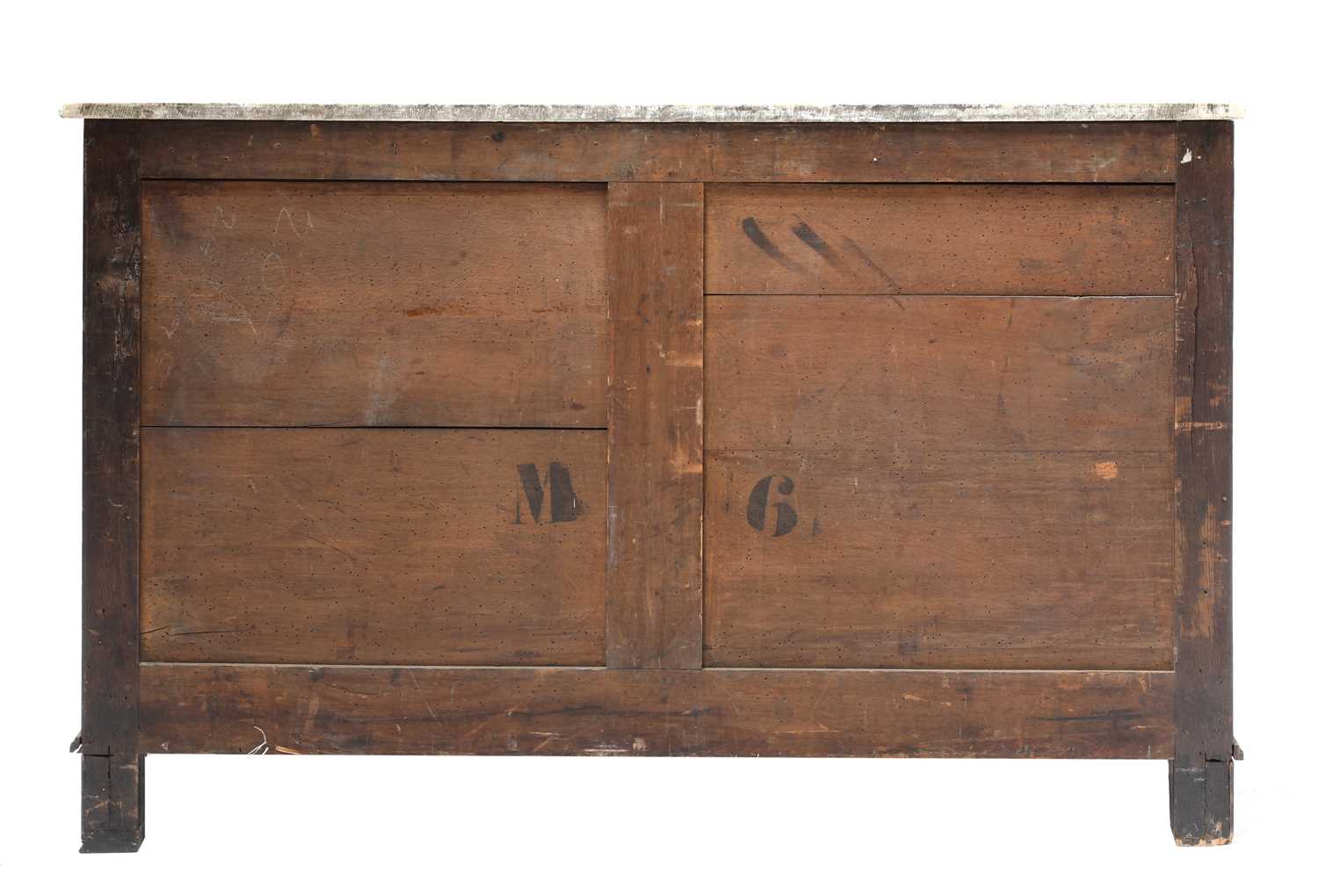 A French mahogany commode chest, - Image 5 of 5