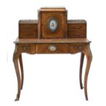 A French Louis XIV style Kingwood bonheur du jour,