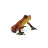 A Tim Cotterill 'Frogman' bronze frog 'Pippin'
