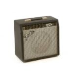 A Fender Sidekick guitar amplifier