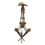 An Empire style hanging electrolier,