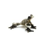 A Tim Cotterill 'Frogman' bronze frog, 'Mercury'