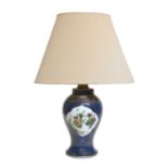 A Chinese porcelain table lamp,