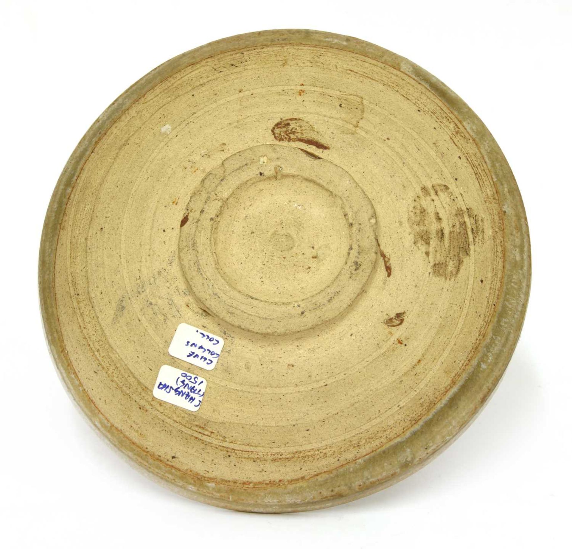 A Chinese Changsha ware saucer, - Image 3 of 3