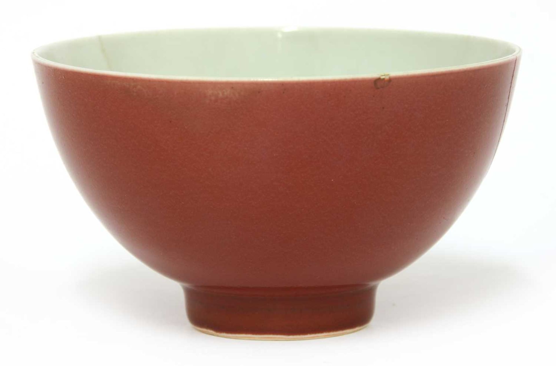 A Chinese copper-red glazed bowl, - Image 5 of 6