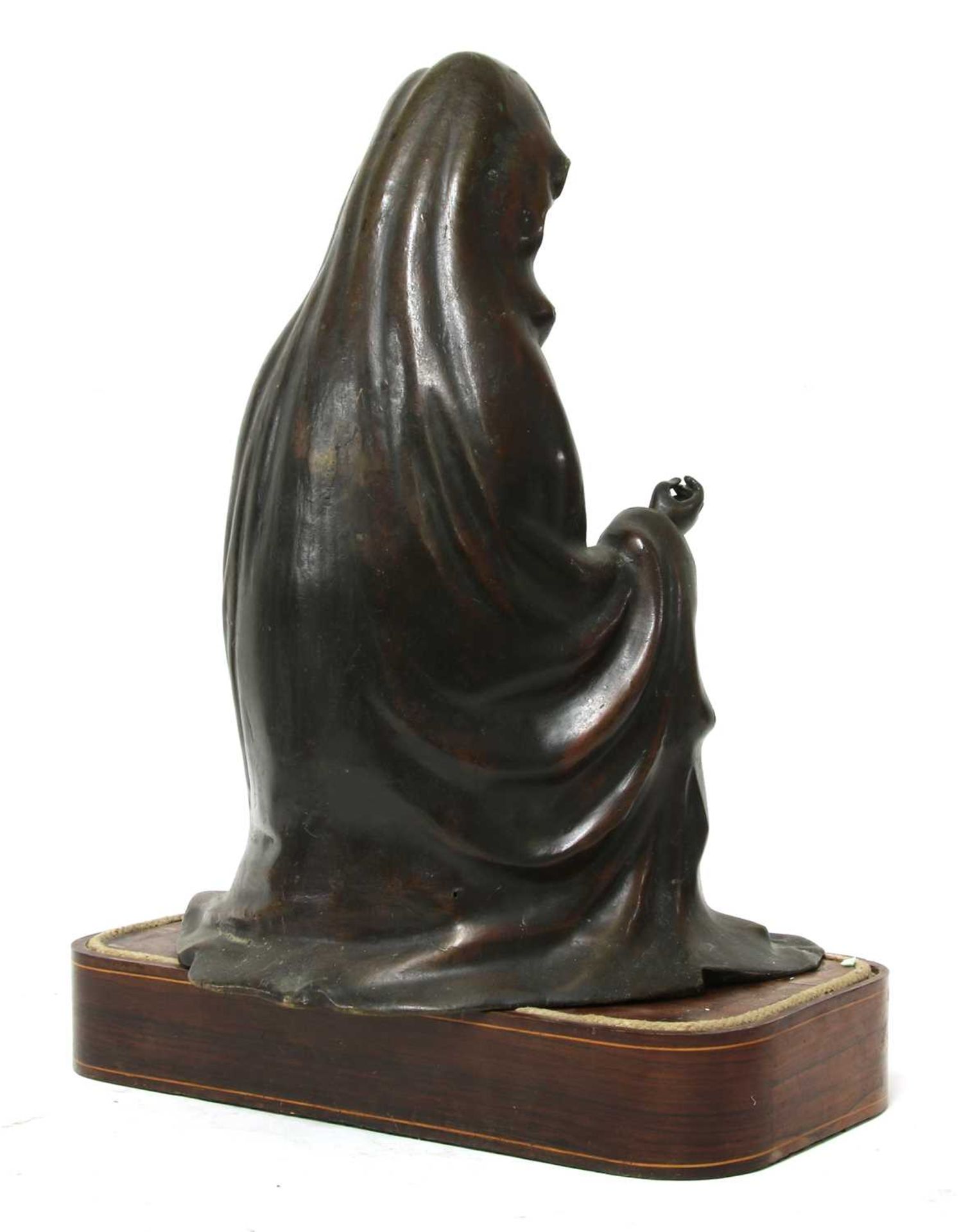 A Japanese bronze Kannon, - Image 2 of 2