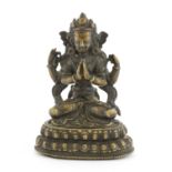 A Tibetan bronze bodhisattva,