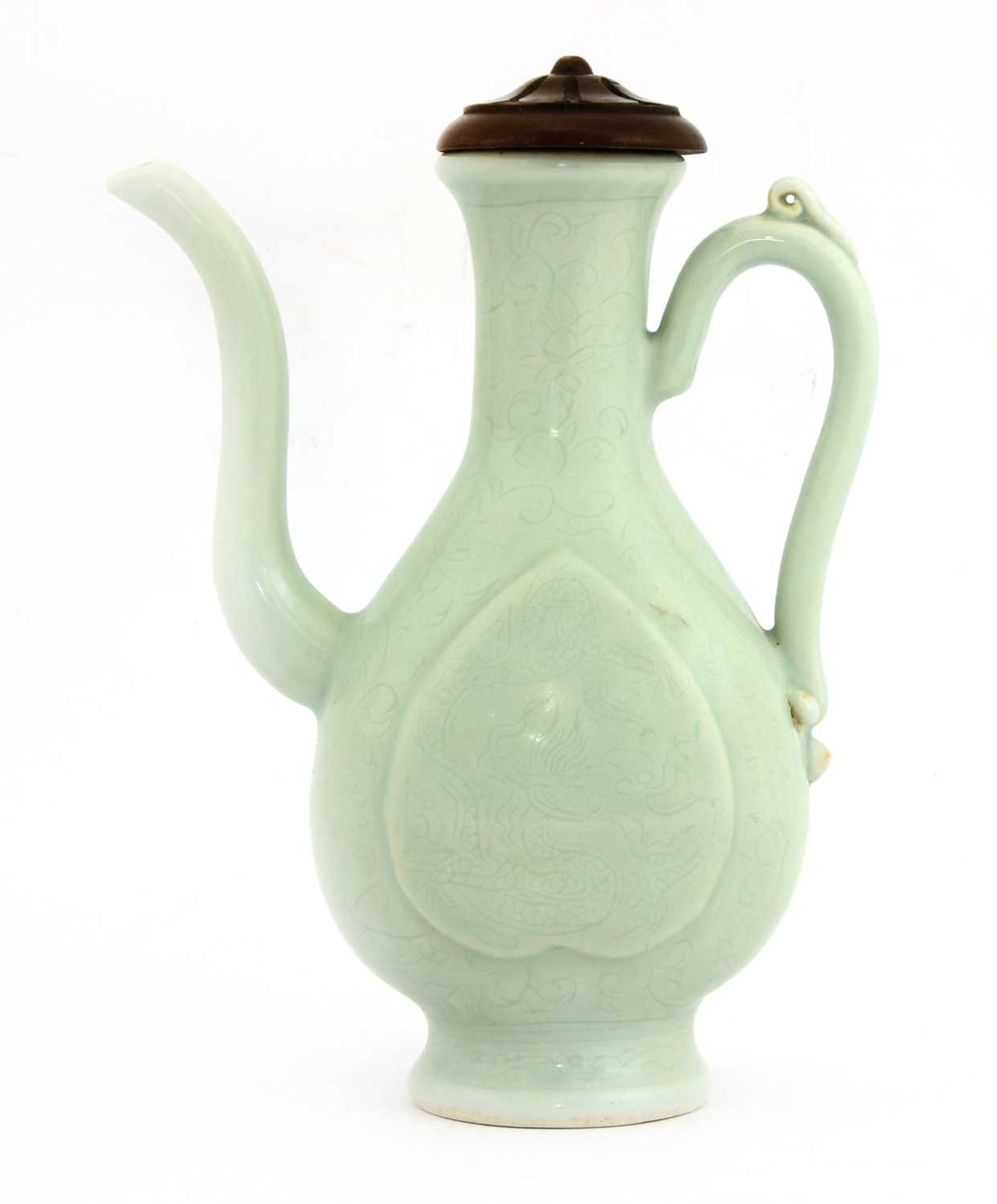 A Chinese qingbai ewer,