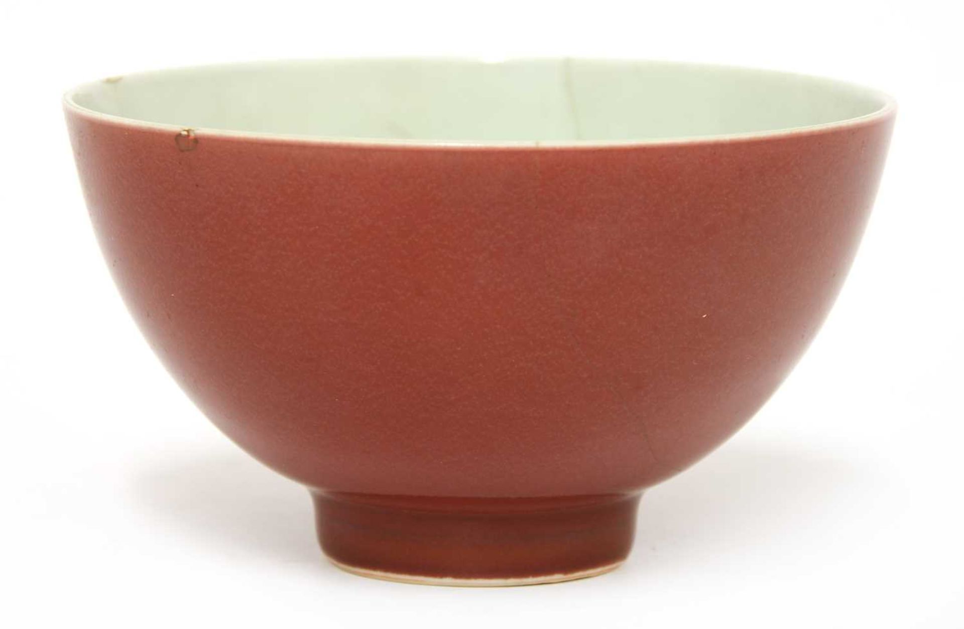 A Chinese copper-red glazed bowl, - Image 3 of 6