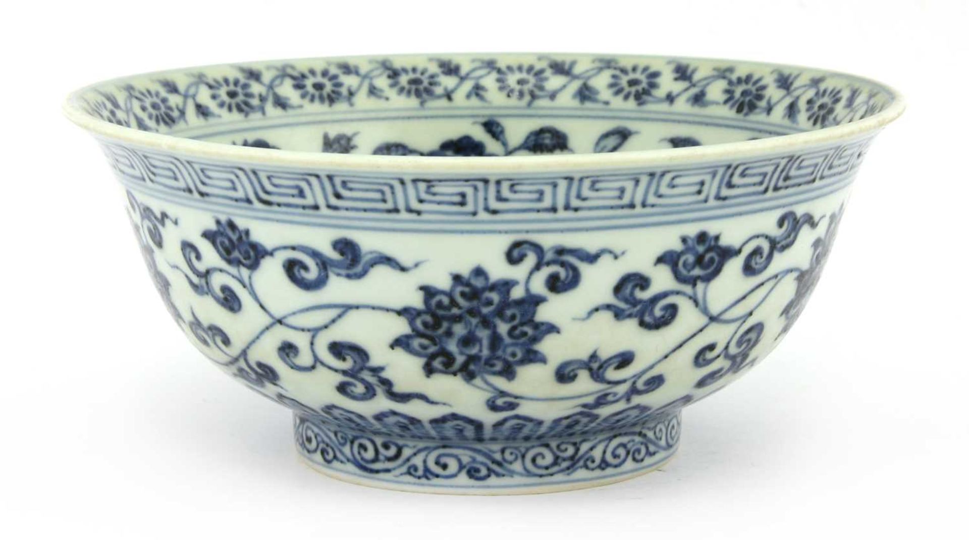 A Chinese blue and white bowl,