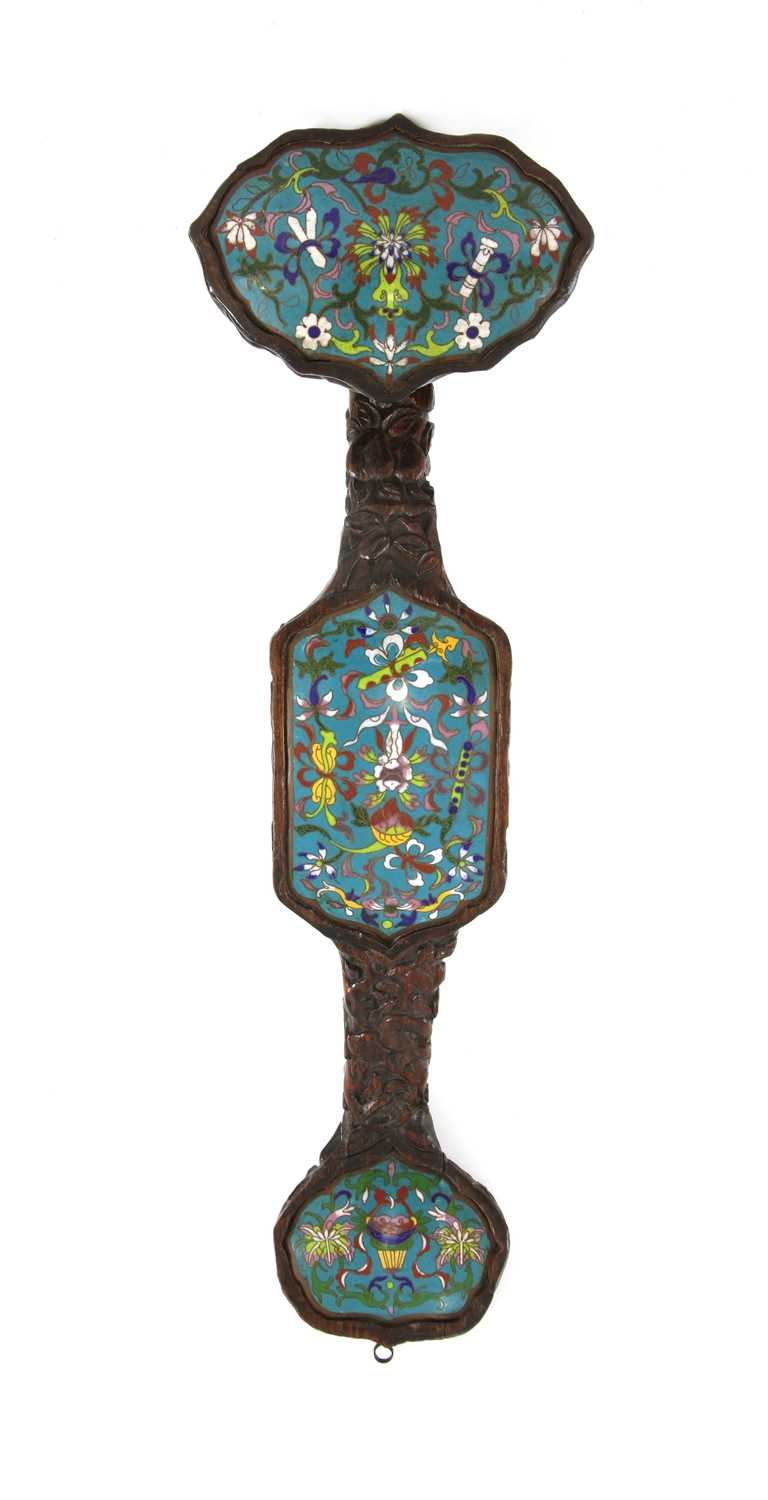 A large Chinese ruyi sceptre,