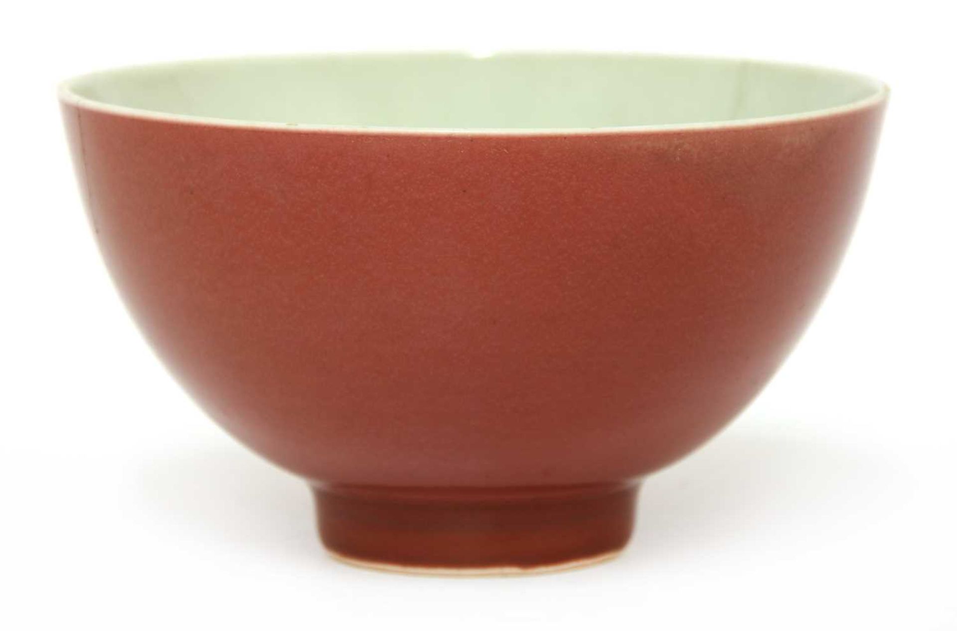 A Chinese copper-red glazed bowl,