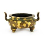 A Chinese gilt-bronze incense burner,